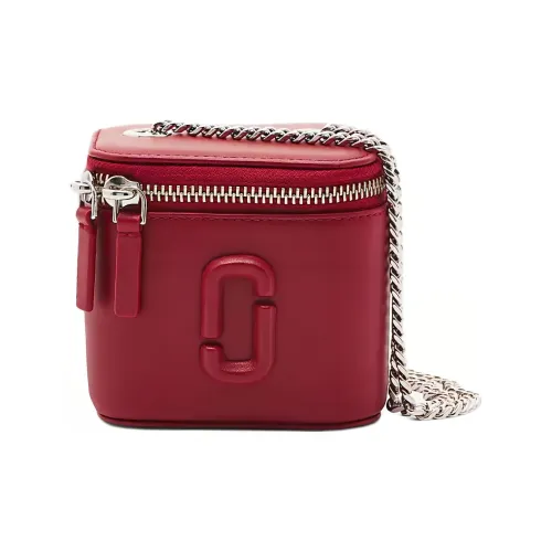 MARC JACOBS Гладкая кожа Сумка через плечо Мини Женская Бургунди