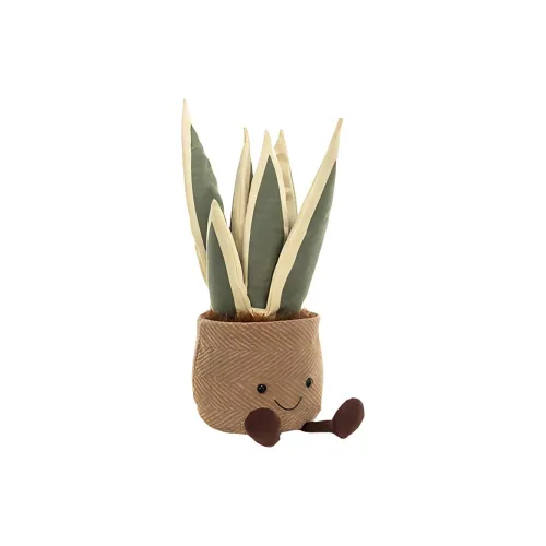 JELLYCAT Fun Plant Collection Сансевьерия Цилиндрическая Знак Змеи Растение Кукла Плюшевая Кукла 38 см Высота