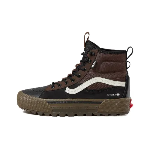 Vans MTE Sk8 Hi Устойчивая к истиранию высокая уличная обувь унисекс коричневая