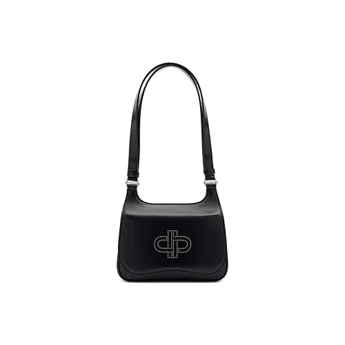 PEDRO ICON Series Сумка через плечо из коровьей кожи Женская Черная Темно-умбровая