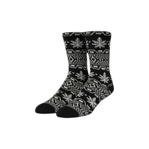 HUF 1 шт Черные Унисекс MID Носки до икры