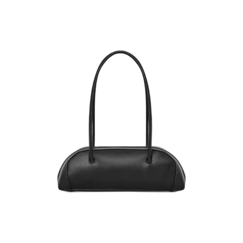 COS Коровья кожа Сумка через плечо Мини Женская Черная