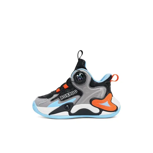 BOBDOG Slip-resistant Anti KICK Lightweight Cushioning Children's Basketball Shoes Infant