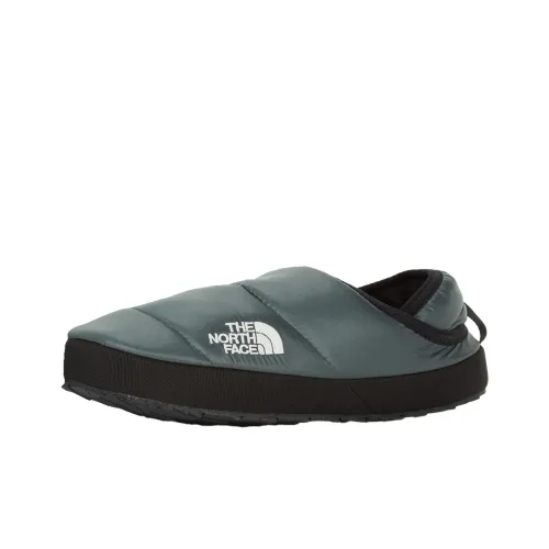 THE NORTH FACE Nuptse Slip-resistant Abrasion-resistant Low Top Casual Unisex Dark Gray THE NORTH FACE Nuptse Противоскользящий Устойчивый к истиранию Низкий Топ Повседневный Унисекс Темно-серый