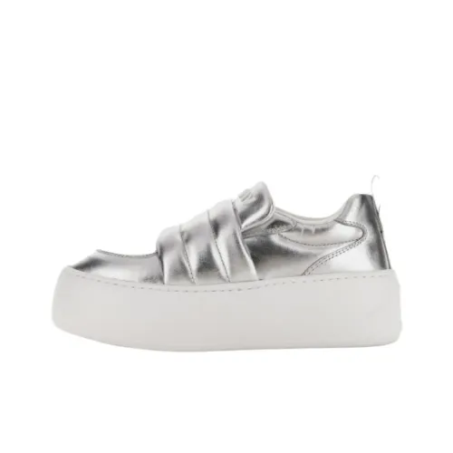 Roger Vivier VIV Вверх Низкие Кроссовки для скейтбординга Женские Серебряные