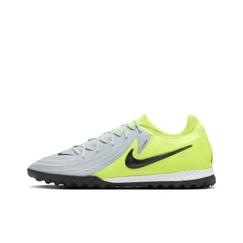 Nike Phantom GX 2 Pro Slip-resistant Abrasion-resistant Football Cleats Unisex Yellow Gray Найк Phantom GX 2 Pro Противоскользящие Износостойкие Футбольные бутсы Унисекс Желтый Серый