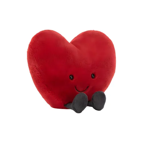 JELLYCAT Valentine's Day Collection Red Heart Куклы Плюшевая кукла Высота в сидячем положении 15 см