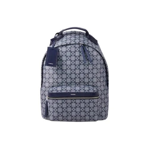 Sandro Рюкзак из искусственной кожи большой мужской синий