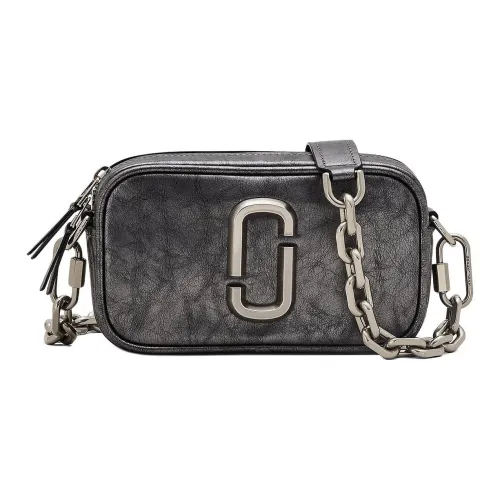 MARC JACOBS Сумка через плечо из кожи женская серая