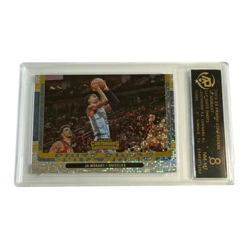 PANINI Морант Grizzlies Выигравшая в игре серия бросков Особенная карта DISCO Рефракция Игрок 8 очков