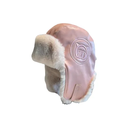 AAJF ПУ (полиуретан) + хлопок + полиэстер смесь шапка-ушанка унисекс