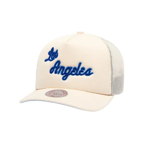 MITCHELL NESS Хлопковые кепки унисекс бежевые