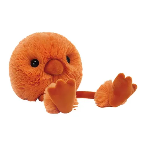 JELLYCAT Farm Animal Collection Golden Петух Апельсин Куклы Плюшевая кукла 17 см Высота в сидячем положении