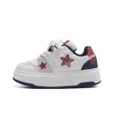 Белый темно-синий