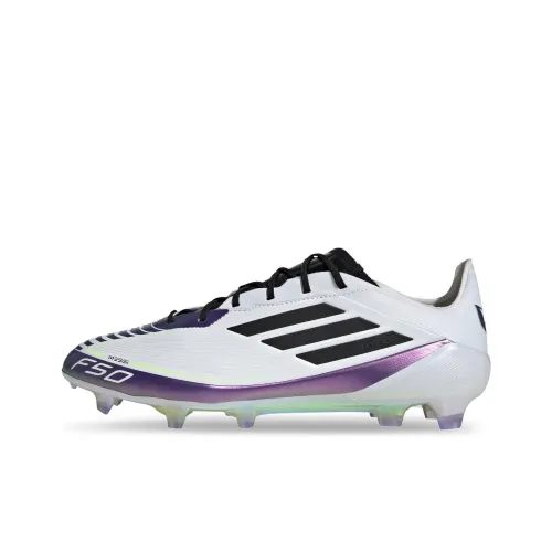 Adidas F50 ELITE Противоскользящие устойчивые к истиранию футбольные бутсы унисекс белые