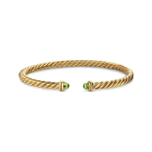 David Yurman 18К золото браслеты с перидотом женские золото