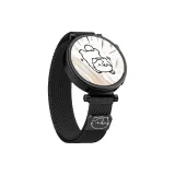 Котенок с принтом, миланский, черный [только ремешок]