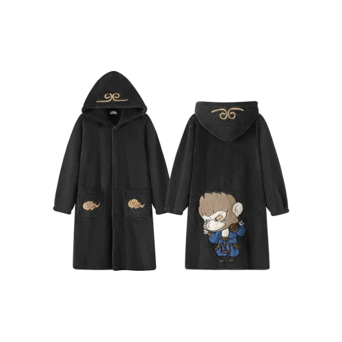 Maultiay Банные халаты Мужской Черный