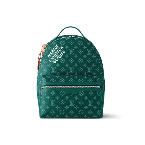 LOUIS VUITTON Discovery Monogram Heritage Coated Canvas Backpack Small Men's Green LOUIS VUITTON Discovery Монограмма Heritage Покрытый холст Рюкзак Маленький Мужской Зеленый