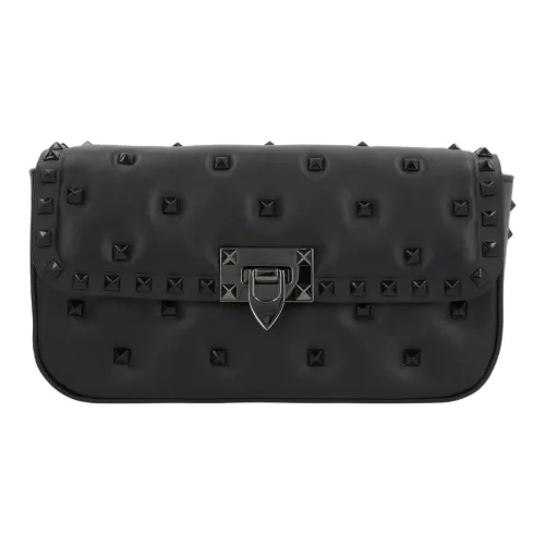 Valentino Garavani Lambskin Crossbody Bag Shoulder Bag Women's Black