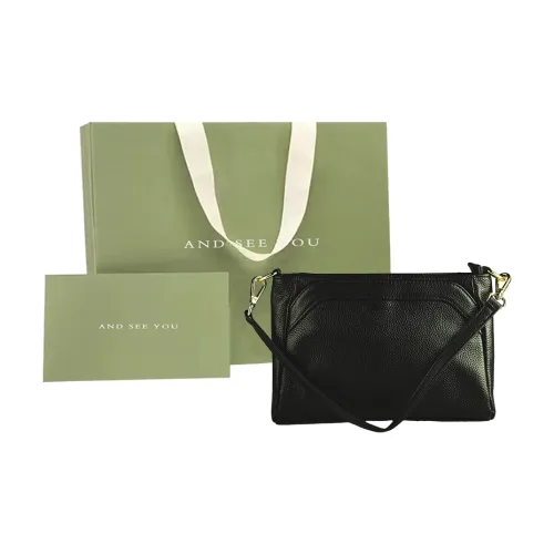 ANDSEEYOU Сумка через плечо из коровьей кожи Женская Черная Коричневая Королевский синий