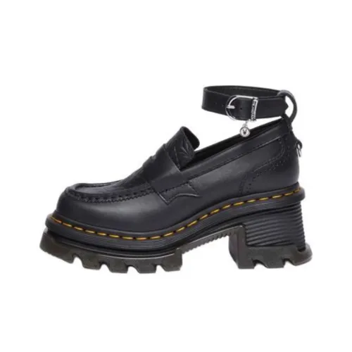 MARTENS X Wednesday x Dr.Martens Лоферы 4,5CM Женские Черные