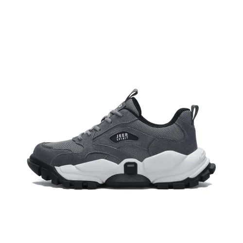 JEEP SPIRIT Низкий топ Походная обувь Мужская Вулканический серый