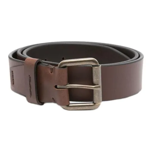 BARBOUR Кожаные ремни Мужской Шоколад Ширина 4CM