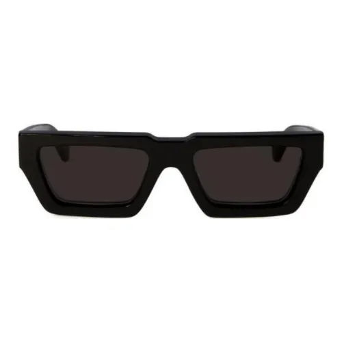 OFF Белый Ацетат Прямоугольные Солнцезащитные очки Мужские Черные