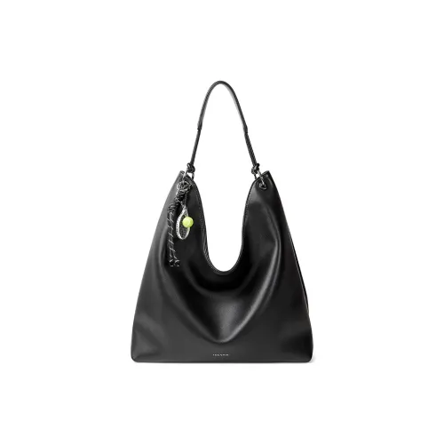 teenmix Сумка Tote из синтетической кожи сумка для покупок сумка через плечо сумка на плечо стандартная женская коричневый карамель черный