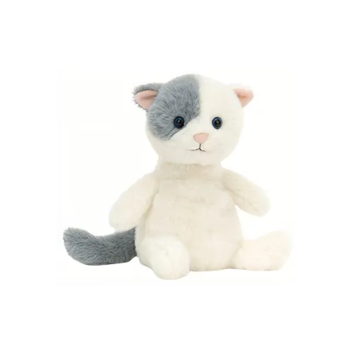 JELLYCAT Коллекция Кошек Животные Короткий And Милый Little Кошка Куклы Плюшевая кукла 19 см Рекомендуемая высота в сидячем положении