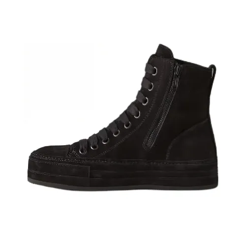 Ann Demeulemeester Скейтборд Кроссовки Высокие Черные Мужские