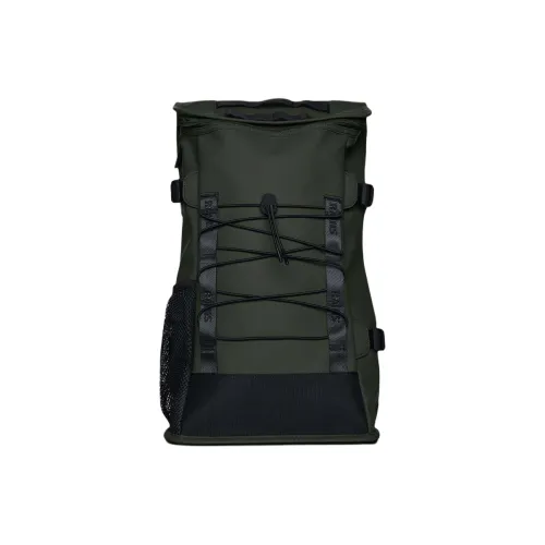 Rains Полиэстер Альпинистский рюкзак Рюкзак Стандартный Унисекс Армейский зеленый
