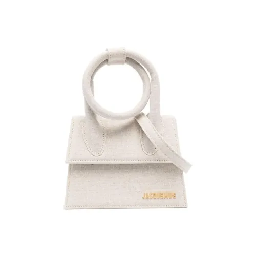 Jacquemus Linen Crossbody Bag Shoulder Bag Standard Women's White