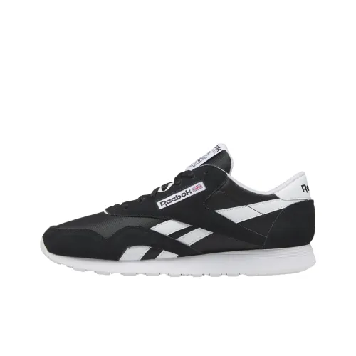Reebok Classic Nylon Low Топ Повседневная обувь Унисекс Черный Белый