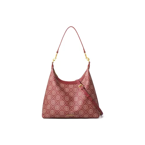 Vigno Сумка через плечо из синтетической кожи стандартная женская красная