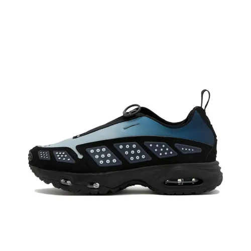 Nike Air Max Sunder Abrasion Resistant Низкие Беговые Кроссовки Женские Черные Синие