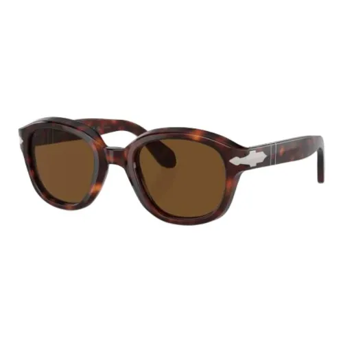 PERSOL Ацетат OVAL SUNGLASSES Женские Коричневый