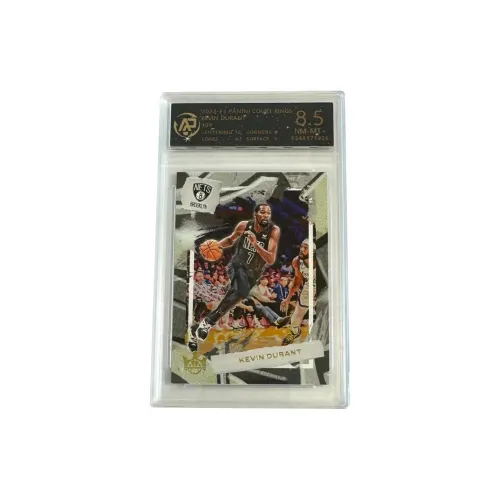 PANINI Kevin Durant Brooklyn Nets Коллекция масляной живописи Золотой логотип Баскетбольная карта 8,5 очков сертифицированные карты 1 шт