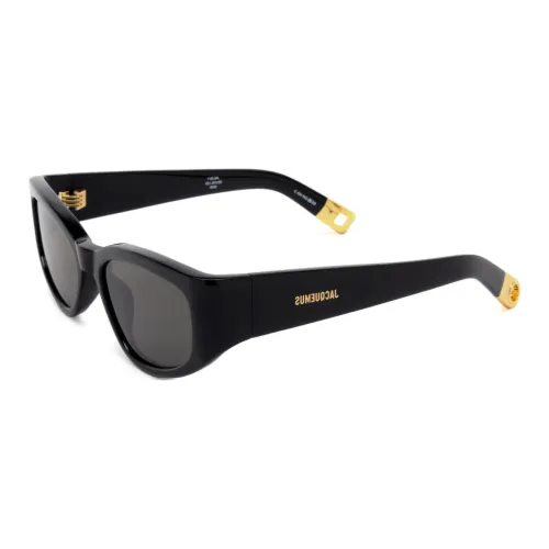 Jacquemus Ацетат Нерегулярная форма Солнцезащитные очки Женские Черный