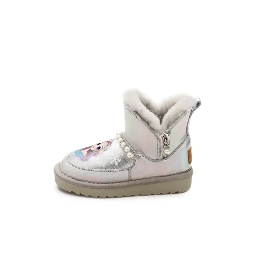 Budding Детские утепленные сапоги High Top Silver Kids