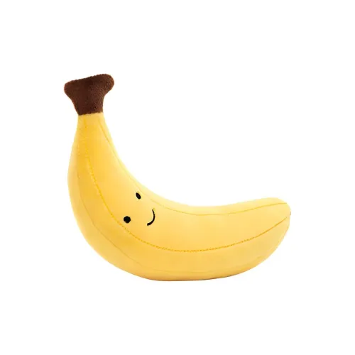 JELLYCAT Интересная еда ДЕЛИШЕСНО И вкусно Банан Куклы Плюшевая кукла 17 см Длина тела