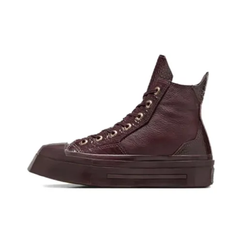 Converse Chuck 70 Противоскользящие Устойчивые к истиранию Высокие Кроссовки для скейтбординга Женские Красный Коричневый