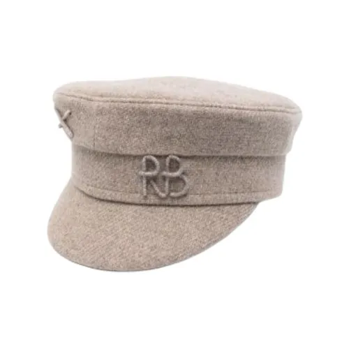 RUSLAN BAGINSKIY Акриловые Шапки и Кепки Женские Бежевые