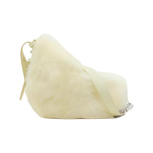 Burberry Телячья кожа Сумка Сумка через плечо Сумка через плечо Маленькая Женская Напиточный Желтый