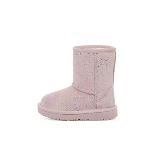 UGG противоскользящие анти-KICK высокие топы детские ботинки для детей 3-7 лет розовые