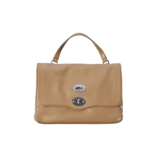 Zanellato GRAIN LEATHER Одно плечо Сумка Маленькая Женская Бежевая