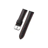 Ремешок из мелкозернистой телячьей кожи Novonappa, элегантный черный