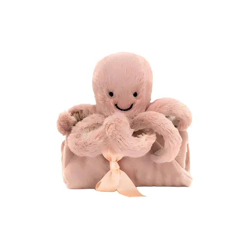 JELLYCAT Ocean Series Животные Осьминог Comfort Одеяло Куклы Плюшевая кукла 34 см Высота Полотенце 34 см Длина