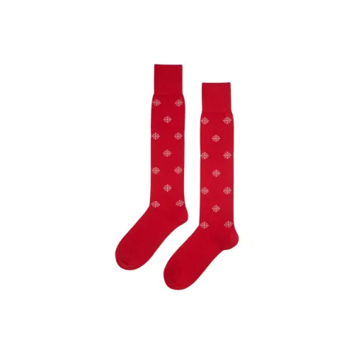 JACOB COHEN Носки до колена Мужские 1 упаковка Красные